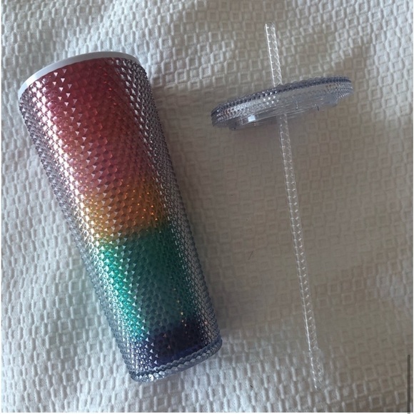 NWT Starbucks Summer Pride Rainbow Studded Tumbler - Picture 6 of 11